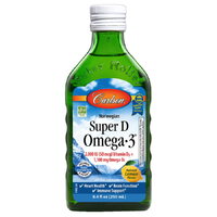 Жирные кислоты Carlson Labs Super D Omega 3, 250 мл