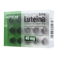 Натуральная добавка Activlab Lutein 40 mg, 30 капсул