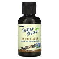Замінник харчування NOW Better Stevia, 59 мл, French Vanilla