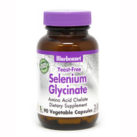 Витамины и минералы Bluebonnet Albion Yeast-Free Selenium Glycinate, 90 вегакапсул