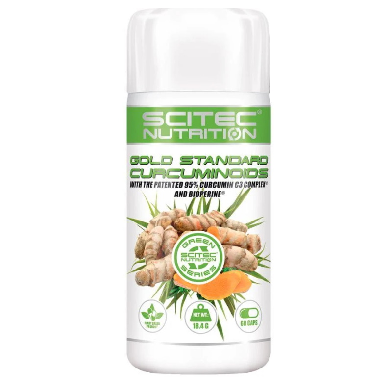 Натуральная добавка Scitec Gold Standard Curcuminoids, 60 капсул - Green Series