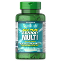Витамины и минералы Puritan's Pride ABC Plus Senior Multi, 120 каплет