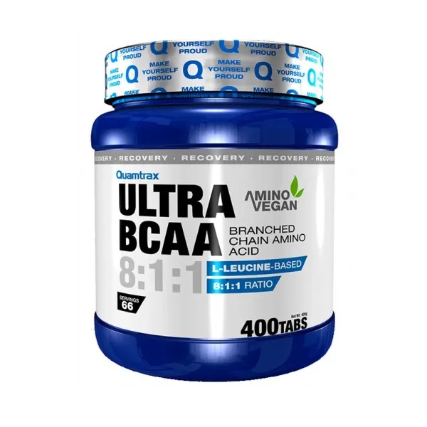 Аминокислота BCAA Quamtrax Ultra BCAA 8:1:1, 400 таблеток