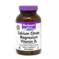 Витамины и минералы Bluebonnet Calcium Citrate Magnesium Vitamin D3, 90 каплет