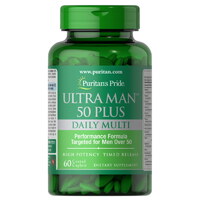 Витамины и минералы Puritan's Pride Ultra Vita Man 50 Plus, 60 каплет