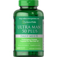Витамины и минералы Puritan's Pride Ultra Vita Man 50 Plus, 120 каплет