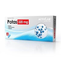Витамины и минералы Activlab Potas 320 mg, 60 капсул СРОК 11.24