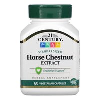 Натуральная добавка 21st Century Horse Chestnut Extract, 60 вегакапсул