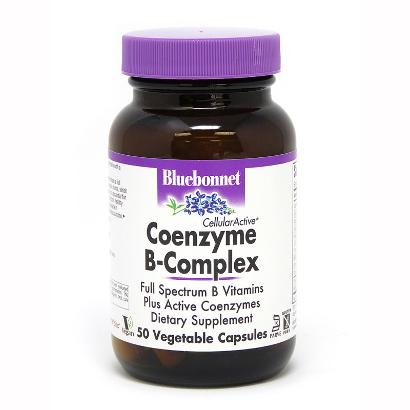 Вітаміни та мінерали Bluebonnet Nutrition Cellular Active Coenzyme B-complex, 50 вегакапсул