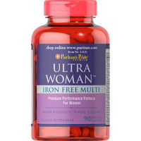 Витамины и минералы Puritan's Pride Ultra Woman Iron Free Multi, 90 каплет