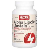 Натуральная добавка Jarrow Formulas Alpha Lipoic Sustain with Biotin, 60 таблеток