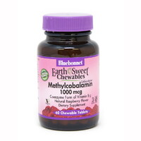 Витамины и минералы Bluebonnet Earth Sweet Chewables Methylcobalamin 1000 mcg, 60 жевательных таблеток