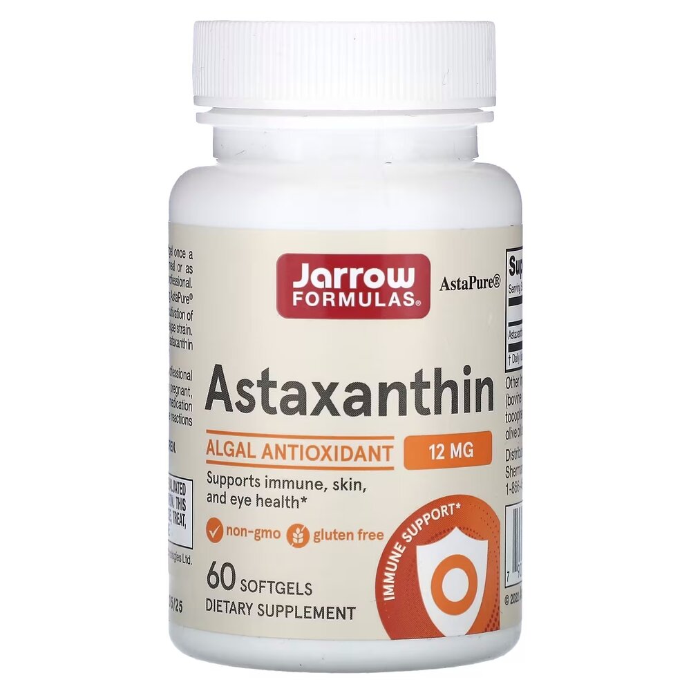Натуральная добавка Jarrow Formulas Astaxanthin, 60 капсул