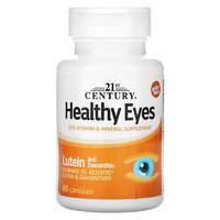 Витамины и минералы 21st Century Healthy Eyes Lutein &amp; Zeaxanthin, 60 капсул
