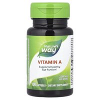 Витамины и минералы Nature's Way Vitamin A 3000 mcg, 100 капсул