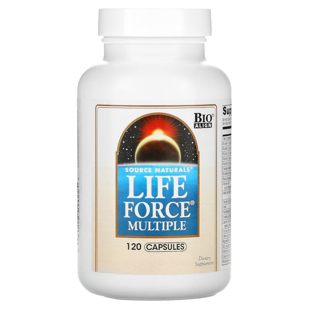 Витамины и минералы Source Naturals Life Force Multiple, 120 капсул