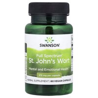 Натуральная добавка Swanson St. John's Wort 375 mg, 60 вегакапсул