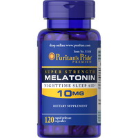 Натуральная добавка Puritan's Pride Melatonin 10 mg, 120 капсул