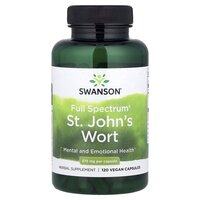 Натуральная добавка Swanson St. John's Wort 375 mg, 120 вегакапсул
